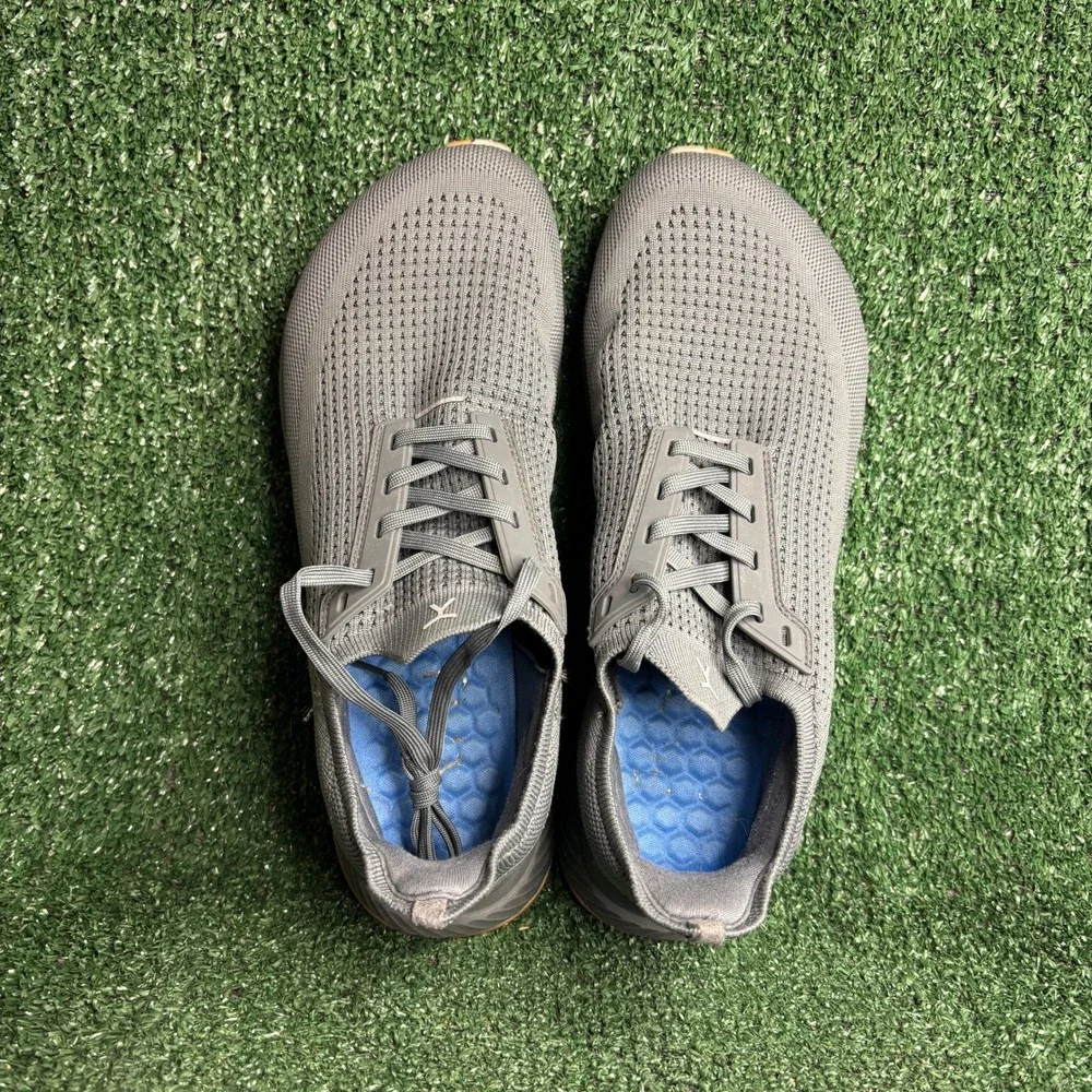 Flux Adapt Knit Barefoot Zero Drop Sole Training Sneaker Grey Mens 9 Womens 10.5